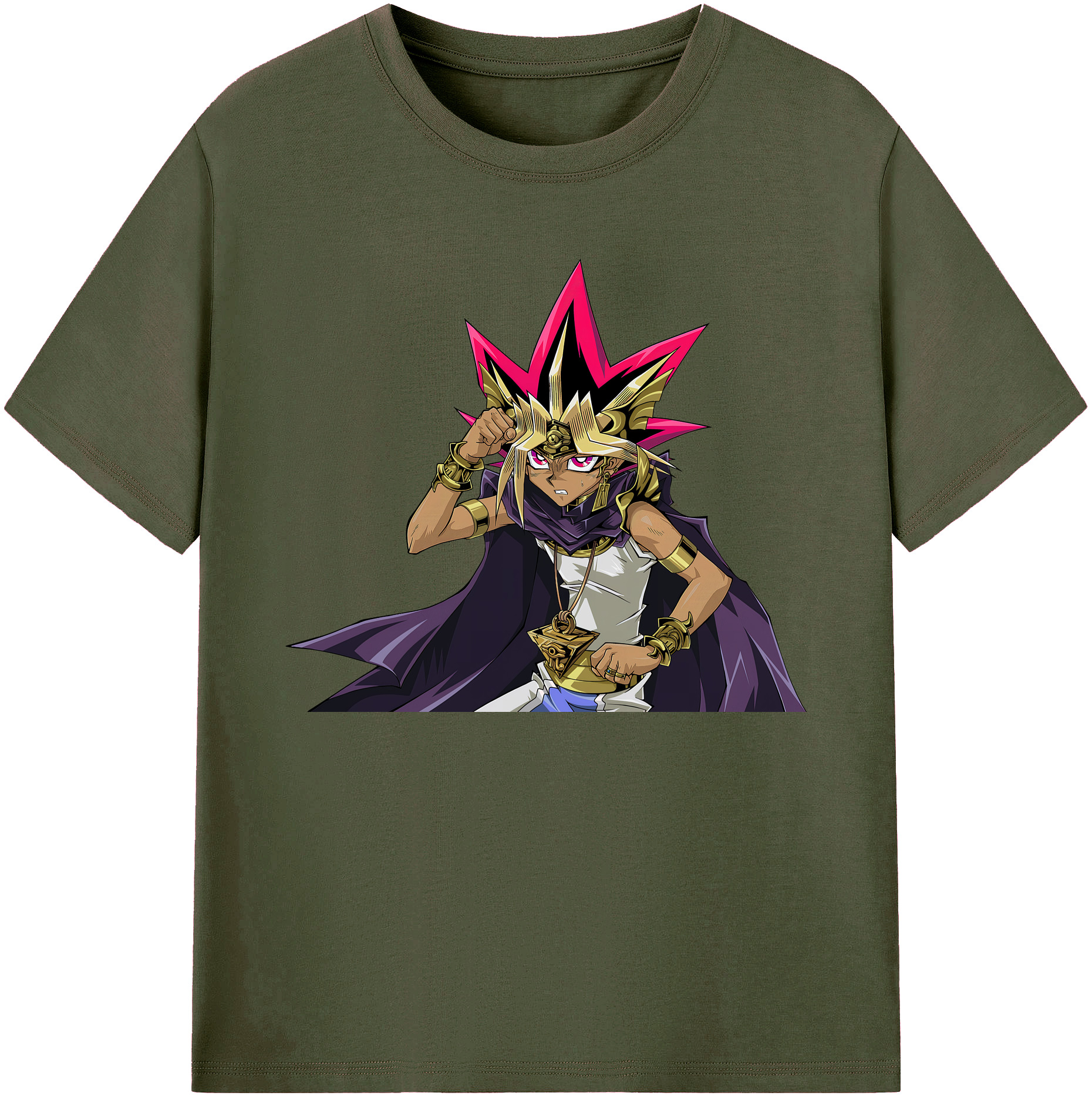 （画像用） 遊☆戯☆王 Yu-Gi-Oh! 綿100％ メンズ半袖Tシャツ｜肌触りやわらか＆通気性